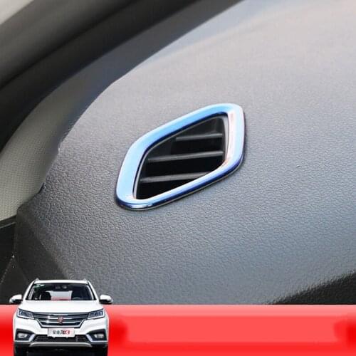 Lsrtw2017 Car Center Console Dashboard Vent Frame Air Outlet Trims for Mg Roewe Rx3 2018 2019 2020 2021 Interior Accessories