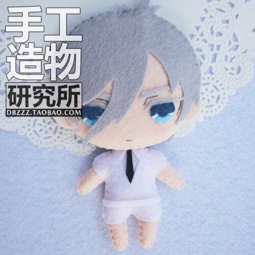 Hot sale Anime Land of the Lustrous Antarcticite DIY Handmade Toy Hanging Plush Hanging Keychain Doll Material Cosplay Prop
