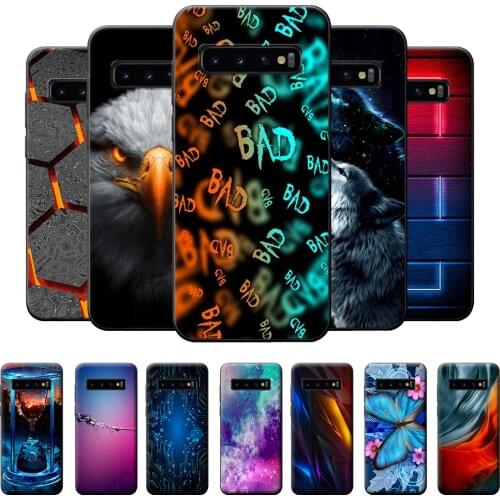 For Samsung S10 Case Back Cover G973F 6.1" TPU Case For Samsung Galaxy S10 Silicone Soft Phone Case For Samsung S10 S 10 Flower
