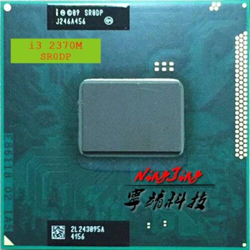 Intel Core i3-2370M i3 2370M SR0DP 2.4 GHz Dual-Core Quad-Thread CPU Porcessor L2=512M L3=3M 35W Socket G2