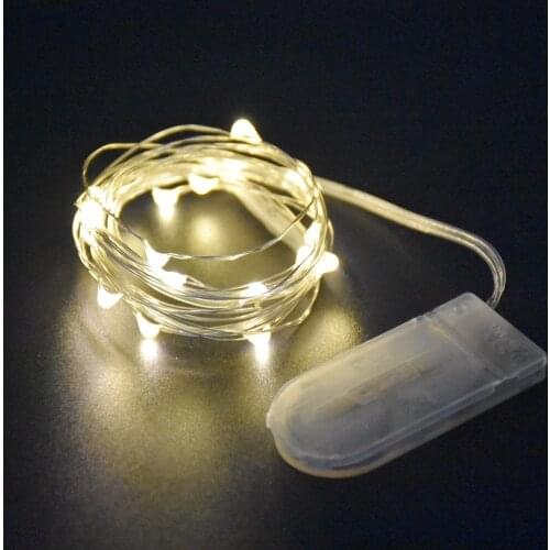 Fairy Lights Battery Operated Garland Christmas LED String Lights for Wedding Bedroom Holiday Room Festival Home Indoor Decor