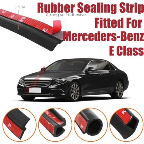 Door Seal Strip Kit Self Adhesive Window Engine Cover Soundproof Rubber Weather Draft Noise Reduction For Merceders-Benz E Class