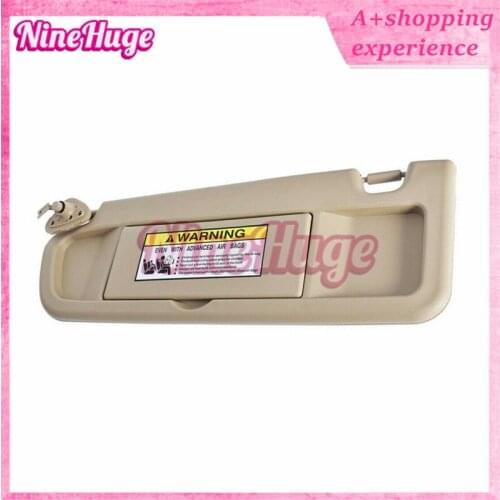 Left Driver Sun Visor Beige For 2006-2011 Civic 83280-SNA-D01ZB
