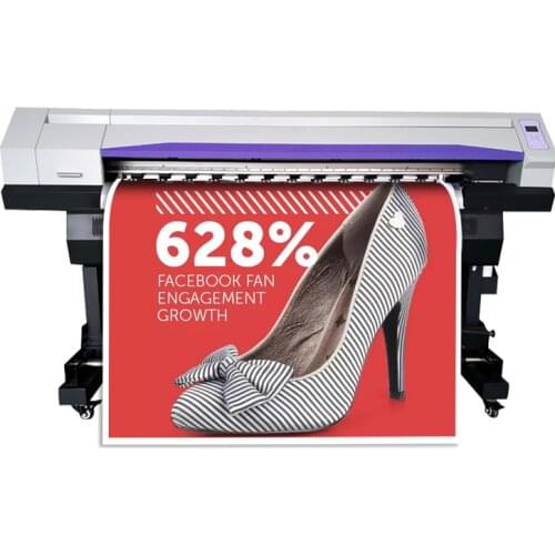 Vinyl Eco Solvent Printer 1.6M 5 Feet Cmyk Color Sticker Printer Dx5 Dx7 Head Machine Xp600 Banner Printing Machine