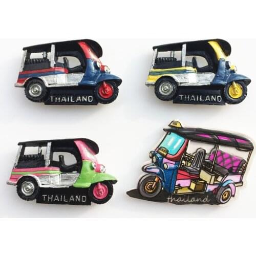 QIQIPP Thailand Bangkok cultural tourism commemorative decorative crafts magnetic refrigerator stereo dash car collection
