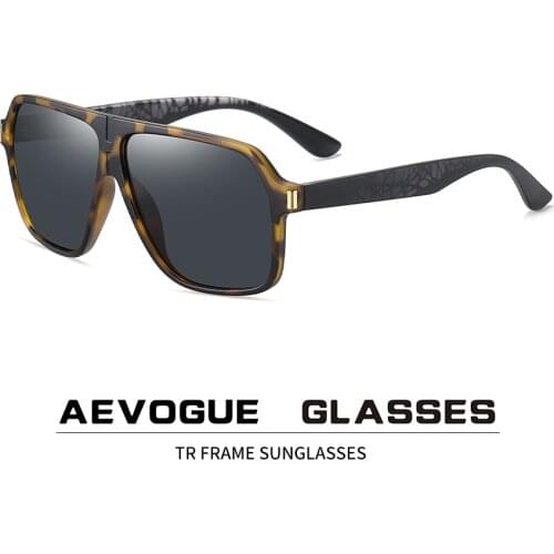 New big frame sunglasses fashion polarized sunglasses outdoor trend black sunglasses for men AE0939