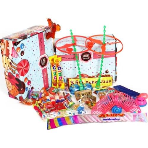 Modern Nostalgia Candy, Chocolate and Toy Package yap34 vase jarrón ваза vaso مزهرية