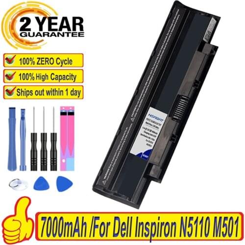 Top Brand 100% New Battery for Dell Inspiron N5010 N5110 N5020 N5030 N5040 N5050 N3110 N4010 M5030 N7010 N7110 13R 14R 15R 17R