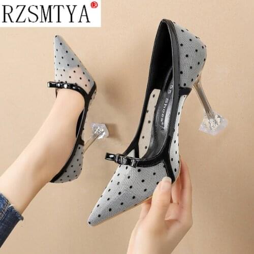2021 Sexy Little Heels Net Cat with Womens Single Shoe Bow Sexy Web Celebrity Womens Shoes High Heels Heels for Women