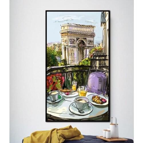 XX3016 canvas Poster Small Art Canvas Print World Famous Attractions Landscape Pictures Modern Home Decoration unframed