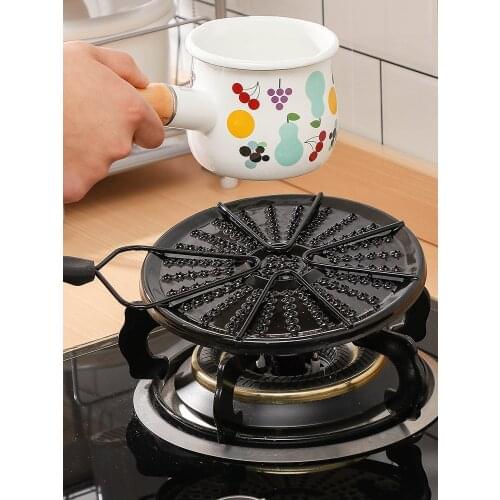Japanese kitchen gas stove heat conduction plate hot milk gas household enamel heat conduction plate anti coking heating plate