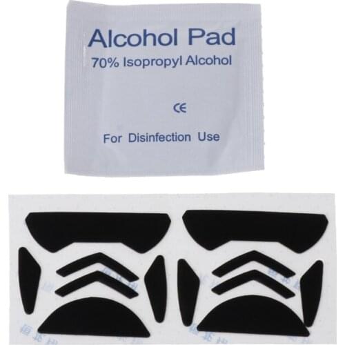 2Pcs 0.6mm Thickness Mouse Feet Mouse Skates for logitech G302 G303