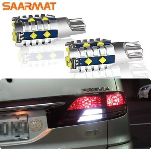 2x T15 W16W 921 LED Bulb No error For TOYOTA Prius avensis Yaris Prado Harrier hilux auris Kluger Car Reverse Backup Lights