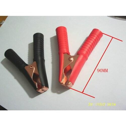 4 PCS 100A Battery Test Clip Alligator Test Clamp New