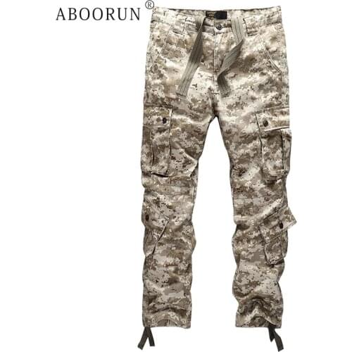 ABOORUN Men's Military Trousers