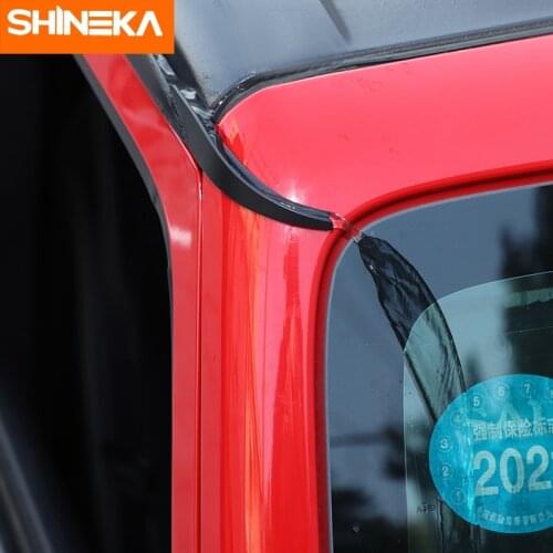 SHINEKA Car Roof Drain Rainwater Diversion Assist Extension Drainage Catheter External Accessories For Jeep Wrangler JK2007-2017