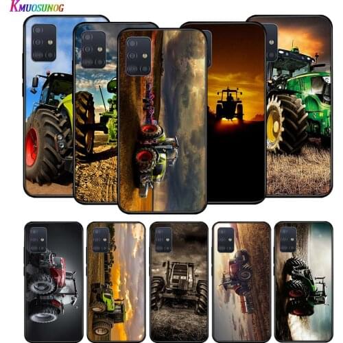 Silicone Cover Farm Vehicle Tractor for Huawei P40 P30 P20 Lite E Pro P Smart Z Plus 2019 P10 P9 Lite Phone Case