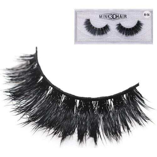 Effect Reusable 3D Faux Mink Curly Thick Self-adhesive False Eyelashes 3D Individual Eyelas Lashes Makeup Kit Gift