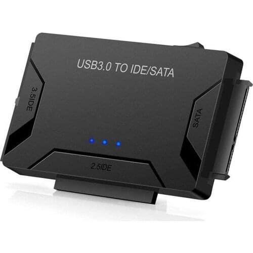 USB 3.0 to SATA IDE Hard Disk Drive Converter Adapter Cable for 2.5 inch 3.5 inch SATA IDE HDD Cable Length 1m