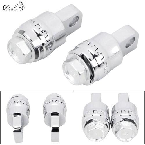 Foot Pegs Floorboard Connection Adapters Bolts For Harley Road King FLHR Night Train FXSTB Fatboy FLSTF Electra Glide FLHT Dyna