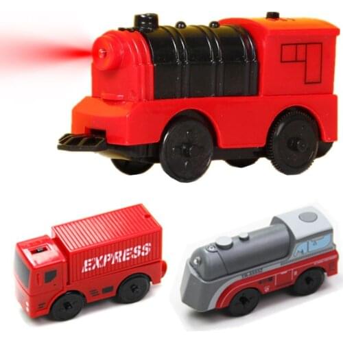 Combination Of Magnetic Electric Locomotive Train Wooden Track Accessories Compatible With BRlO And Main Brand Track Railway