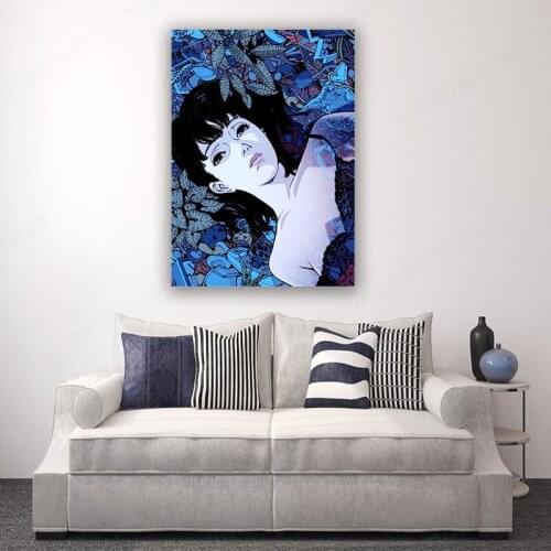 Kon Satoshi Perfect Blue Canvas Poster Home Decar Anime Painting Wallpaper Decorative Wall Picture For Living Room