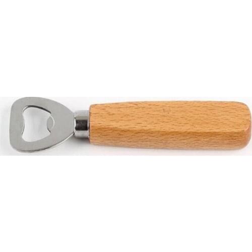 Kitchen Bottle Opener Wooden Handle Beer Openers Bar Tools Soda Beer Bottle Opener Tool