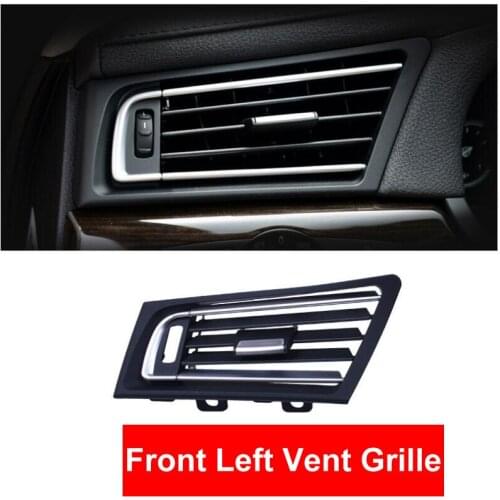 LHD Left Hand Drive Front Left AC Air Conditioning Vent Grille Outlet Panel Chrome Plate For BMW 7 series F01 F02 730 735 740