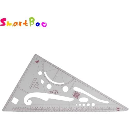 1:5 Multi-function Clothes Triangular Scale Ruler Proportion Clothing Triangle Grading Scale Cutting Essential Tool 3215