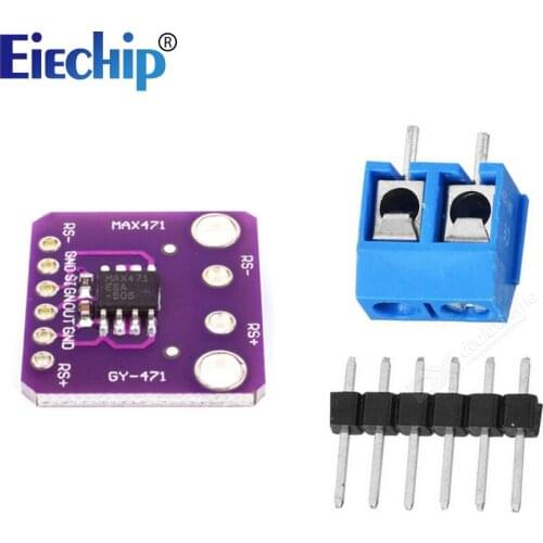 Max471 Voltage Current Sensor Module For Arduino AVR Tester Board 5V DC 3-25V 0-3A Resistive Voltage Divider GY-471 Sensors