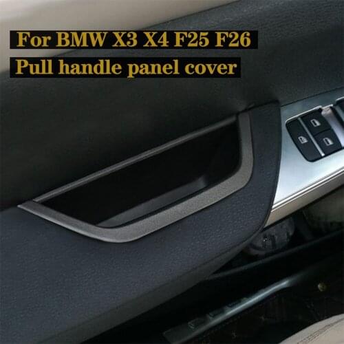 Car Left Right Interior Door Handle Inner Door Panel Handle Pull Trim Cover For BMW X3 X4 F25 F26 2011-2017
