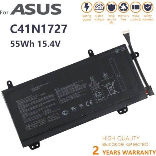 Genuine C41N1727 4ICP7/48/70 Laptop Battery For Asus Zephyrus GM501G GM501GS GM501GM-WS74 EI005T EI001T EI007T original batteria