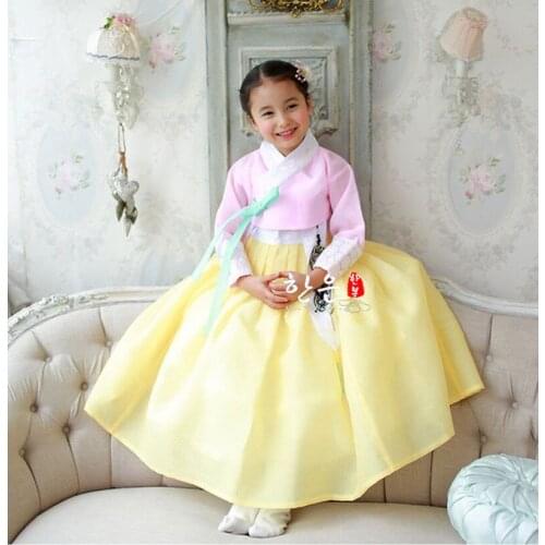 South Koreas Latest Imported Fabrics Girls First Birthday/stage Performance Childrens Korean Clothing Fashion Belt