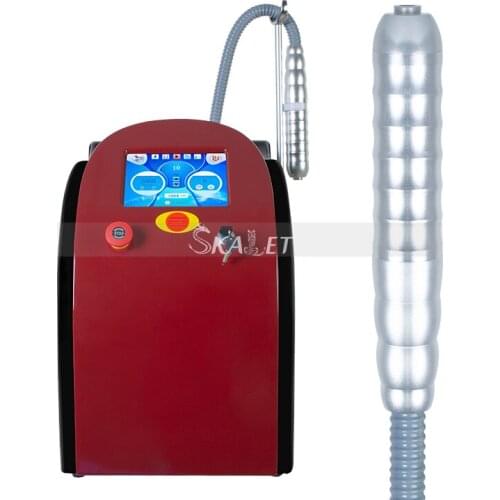 4tips Portable 1064/532/755nm Black Doll Skin Beauty Care Beauty Machine Picosecond Laser Salon Tattoo Removal Machine