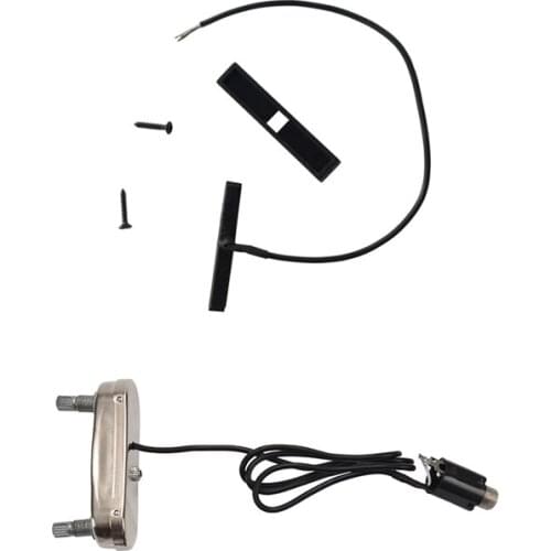 Rod Piezo Pickup with Center Lead with Guitar Violin Pickup Piezo Transducer Bridge Set