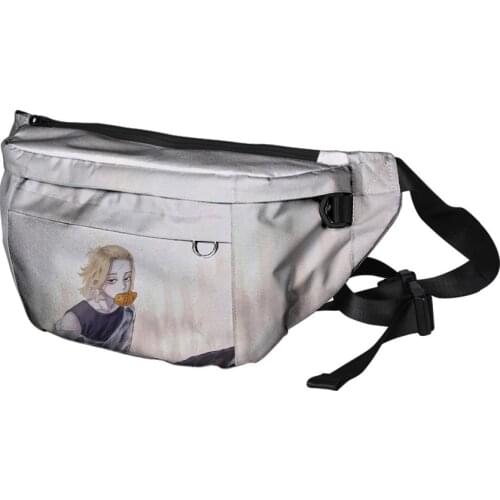 Manga Tokyo Revengers Messenger Bag Miker Draken Harajuku Casual Black Shoulder Bags water-proof bag