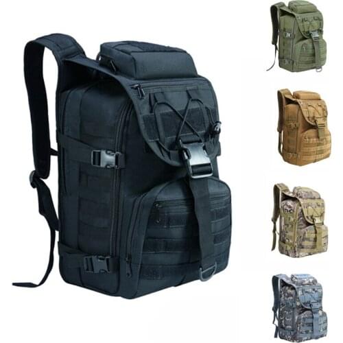 Tactical Molle Backpack Military Camouflage Backpack Hiking Travel Backpack Outdoor Hunting Rucksack Shoulder Bag 35L