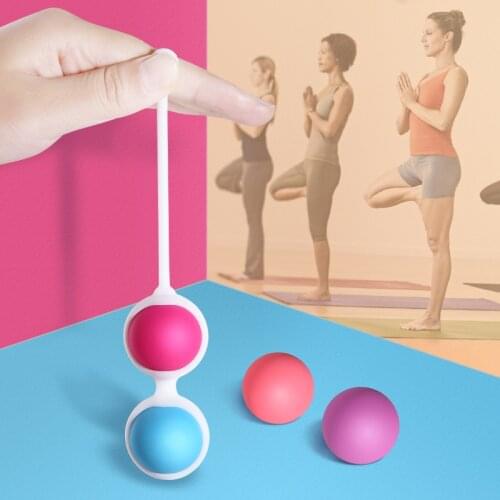 Vagina Tighten Exercise Safe Silicone Kegel Balls Vaginal Geisha Ball Smart Ball Ben Wa Ball no Vibrator Adult Sex Toy for Women