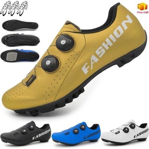 Cycling Shoes Mens Road Professional Flat Self-Locking Bicycle Shoes Mountain Outdoor Sports Trekking Hiking Womens Cycling