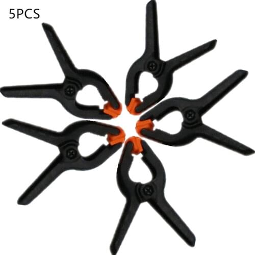 1/5/10PCS Hard Plastic A-shape Woodworking Clip Hand Screw Clamp Fixing Clamp Pinch Cock Micro Spring Clamps Set DIY Tools Grip