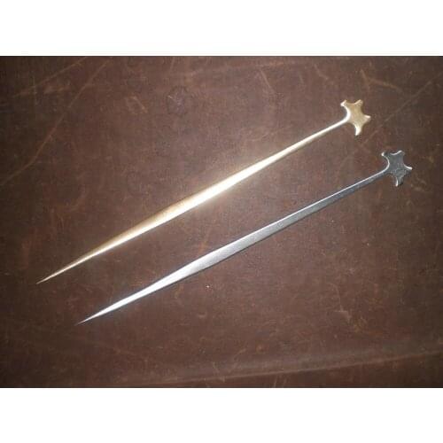 2 PCs Violin Sound post setter, Luthier tool 1pcs silver color & 1 pcs gold color