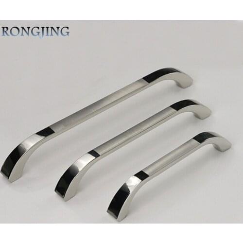 2x Brush Kitchen Cabinet Drawer Handles Modern Furniture Handle Wardrobe Door Cupboard Closet Dresser Knobs Shoes Box Bar Pulls