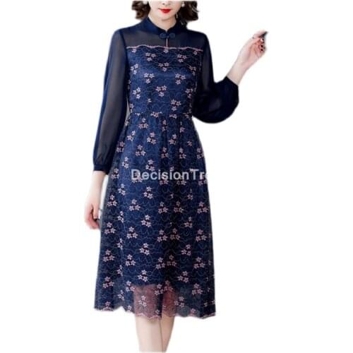 2021 oriental dress chinese qipao dress lady traditional chinese style cheongsam dresses women formal party dress qipao