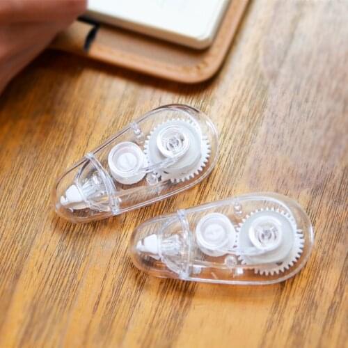 24 pcs/lot Sample Transparent 6M Correction Tape Creative Tapes Promotional Stationery gift School Office Supplies