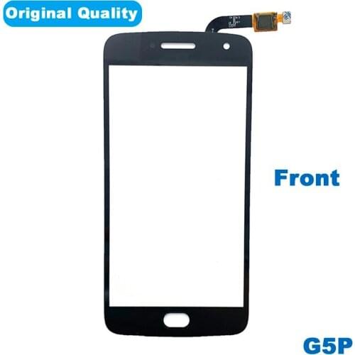 5PCS Touch Screen Digitizer Repair Replace Parts Front Glass Lens Panel Touch Screen Glass For Motorola Moto G5P