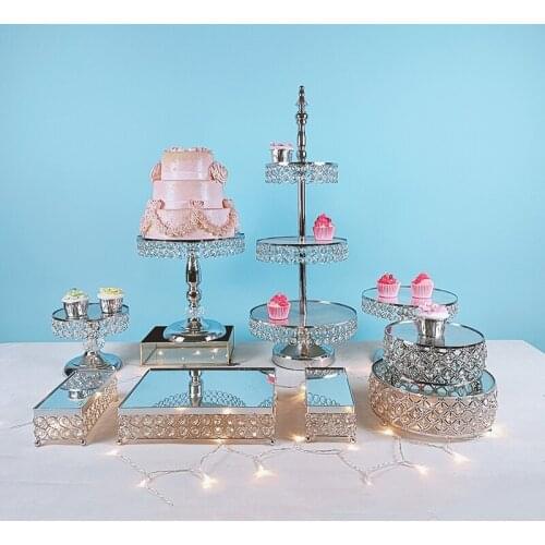 3 Tier Cake Stand Afternoon Tea Wedding Party Tableware New Bakeware Tray Display Rack Cake Decorating Tools