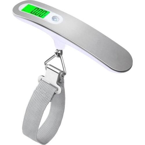 Digital Luggage Scale Portable Hanging Scale with Backlight Fish Scale Up to 110lb for Travel Suitcase Kitchen Fishing Backlight