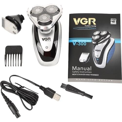 Ourwork electric razor USB razor water wash bald hairdresser mens artifact multifunctional suit v-300
