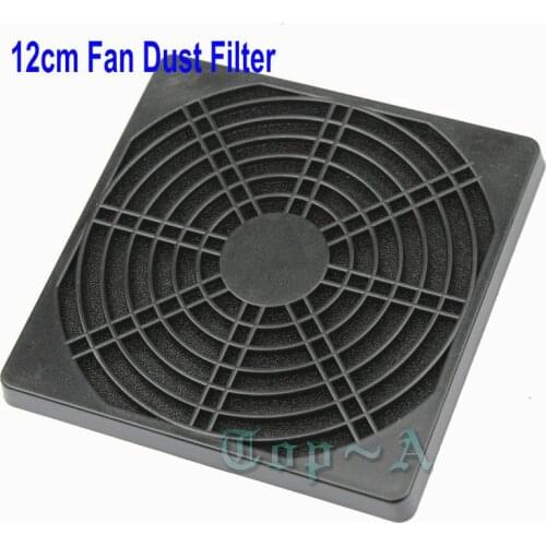 Gdstime 5 Pcs 12cm PC Computer Cooler Dustproof 120mm Fan Dust Plastic Filter 120x120mm