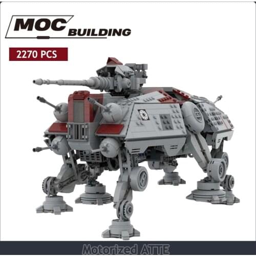 AT-TE RC Spacewalker Collection Blocks Space Wars Series MOC Blocks Movie Model Assembly Toys Child Gifts